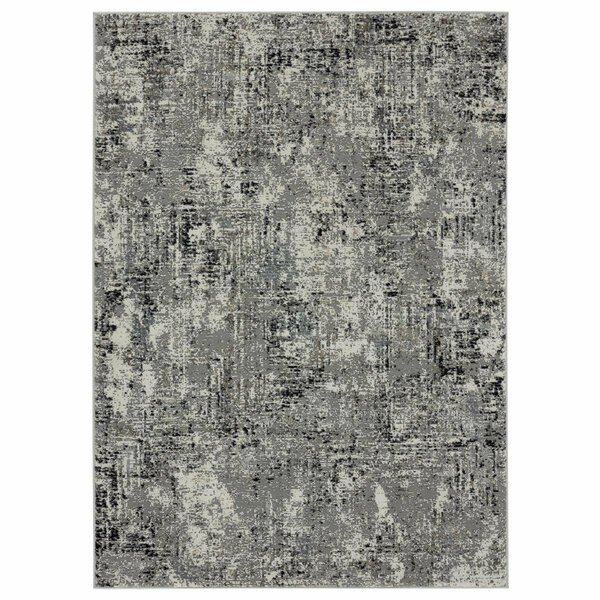 United Weavers Of America Eternity Mizar Charcoal Area Rectangle Rug, 5 ft. 3 in. x 7 ft. 2 in. 4535 10277 58